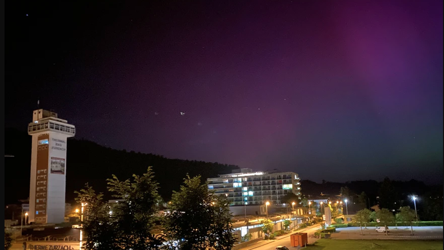 Polarlichter über Bad Zurzach