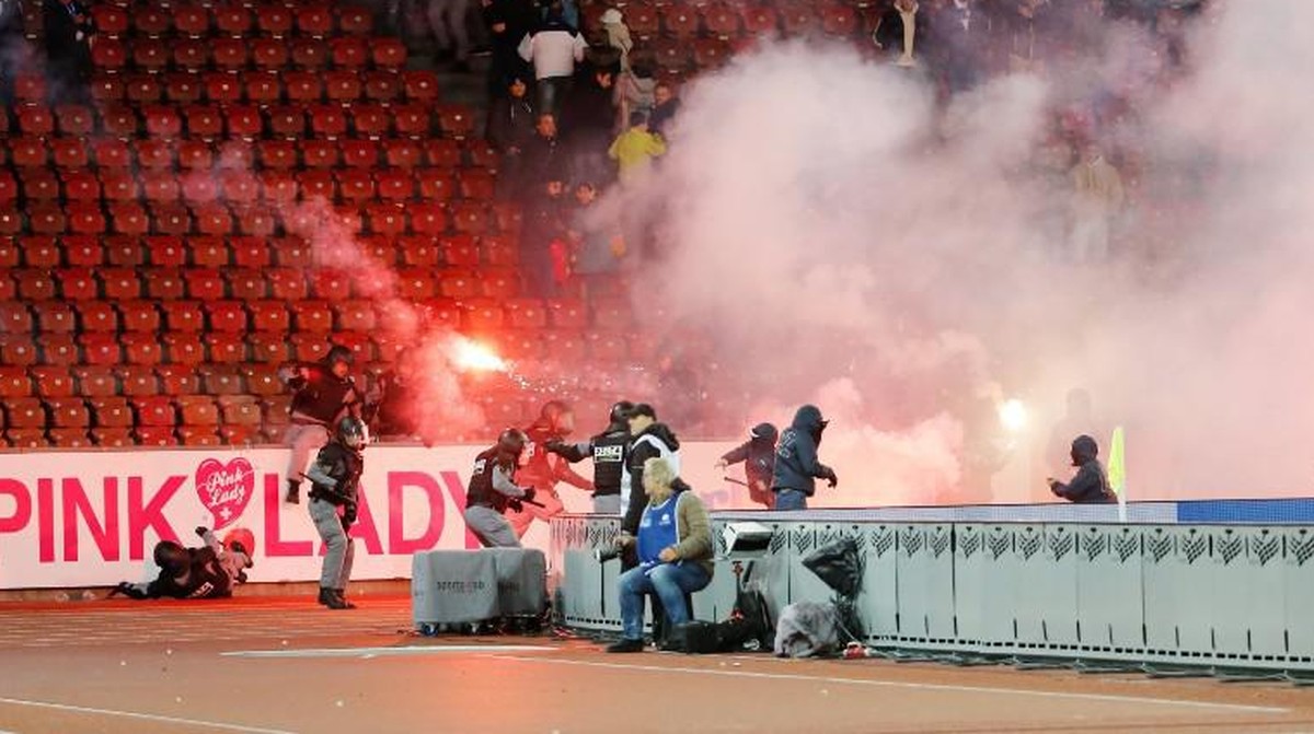 Wüste Szenen Ende Oktober am Zürcher Derby zwischen GC und dem FCZ.
