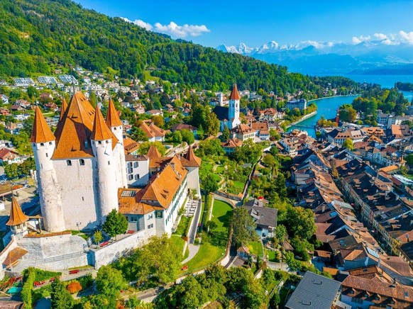 Die Stadt Thun – viele wollen hier während des ESAF 2028 übernachten.