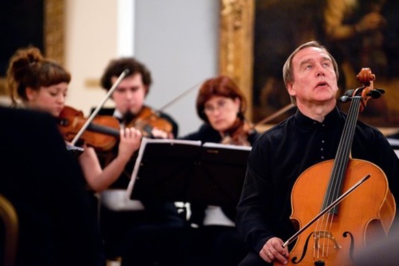 Sergey Roldugin at a concert in 2010.