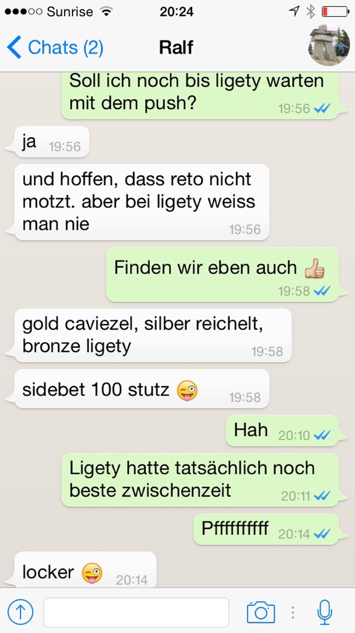 Original-Krisensitzung der watson-Sportredaktion.
