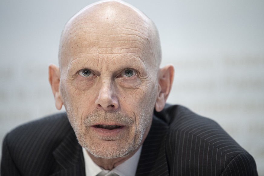 Daniel Koch, Leiter Abteilung uebertragbare Krankheiten, BAG, informieren anlaesslich einer Medienkonferenz, ueber die Situation des ãCoronavirusesÒ, am Freitag, 7. Februar 2020, in Bern. (KEYSTONE/ )