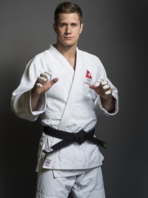 Portrait of judoka Ciril Grossklaus taken in Windisch, Switzerland, on July 25, 2016. (KEYSTONE/Christian Beutler)

Judoka Ciril Grossklaus portraitiert am 25. Juli 2016 in Windisch. (KEYSTONE/Christi ...