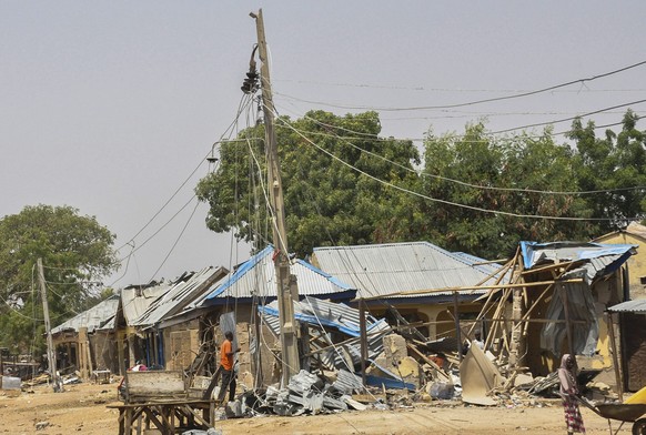 Ein Dorf im Norden, das Boko Haram angegriffen hat.&nbsp;