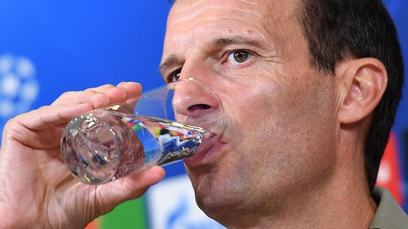 Juve-Trainer Allegri: Der Gegner trinkt auch nur Wasser.