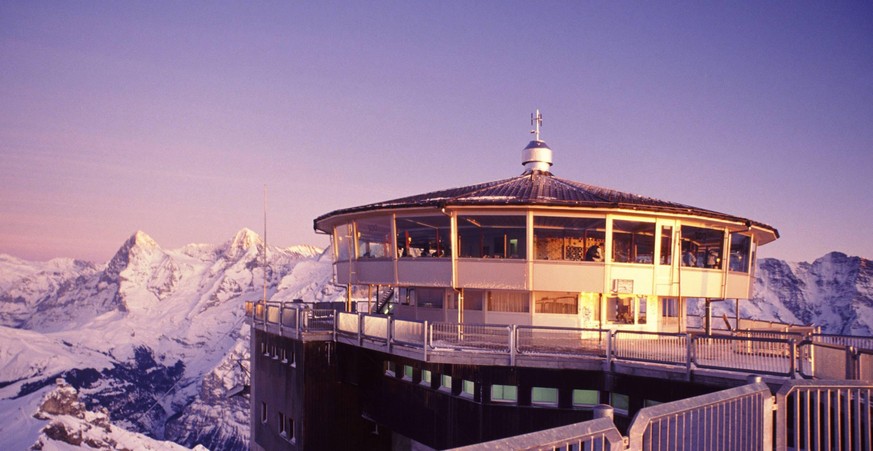 Sustainable Film Background: The Schilthorn's Piz Gloria Revolving Restaurant has been completed by the team behind 
