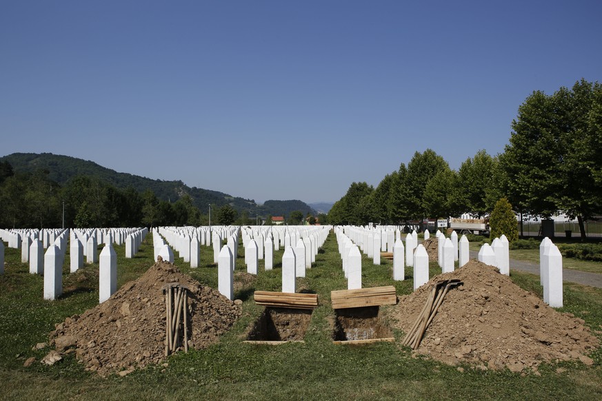 Srebrenica-Memorial, östlich von Sarajevo.