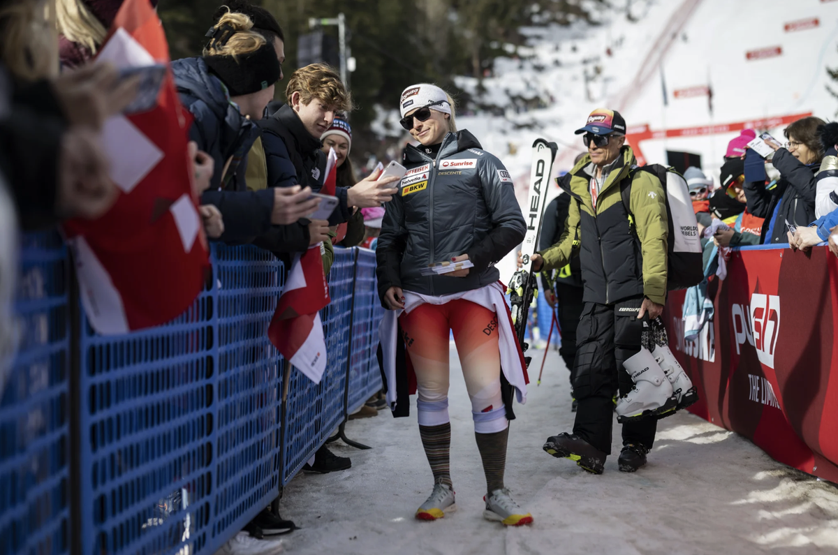 Lara Gut-Behrami sagt: «Man muss akzeptieren, dass man keine Topmodel-Figur haben kann.»