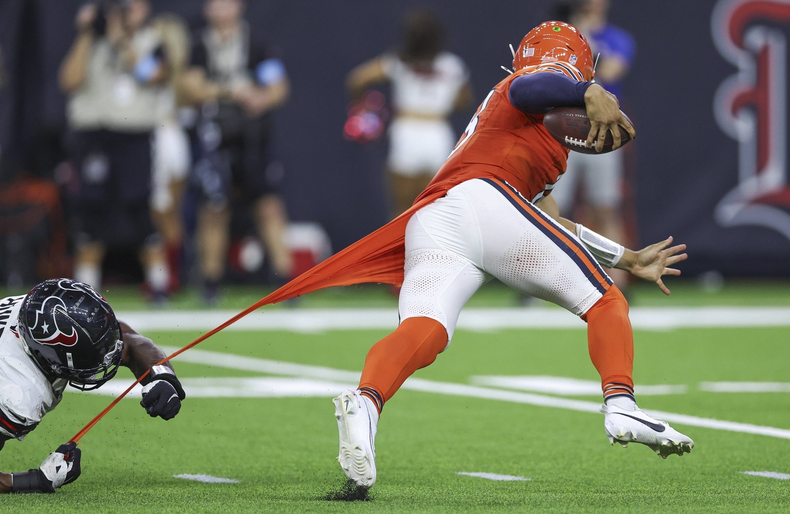Bilder des Jahres 2024, Sport 09 September Sport Themen der Woche KW37 Sport Bilder des Tages NFL, American Football Herren, USA Chicago Bears at Houston Texans Sep 15, 2024 Houston, Texas, USA Housto ...