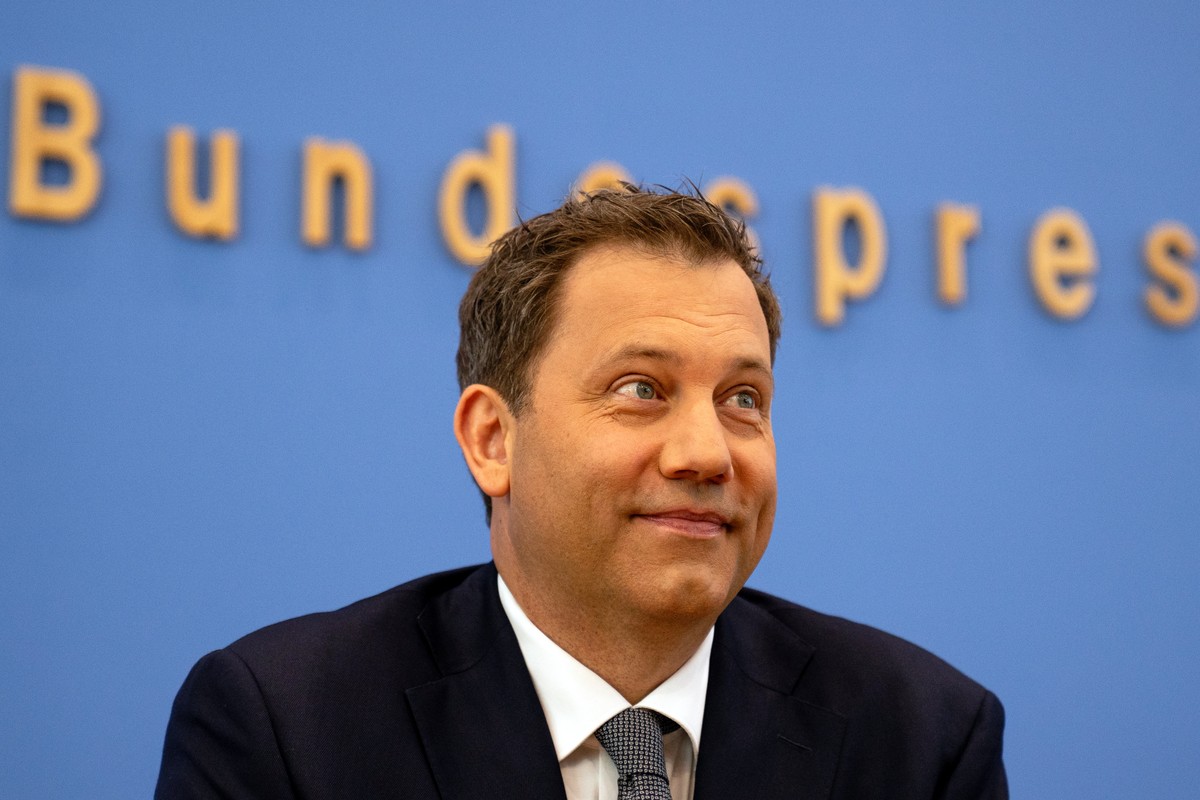 epa13114819 German Vice Chancellor and Finance Minister Lars Klingbeil attends a Federal press conference to present an action plan to combat tax and financial crime, in Berlin, Germany, 16 July 2026. ...