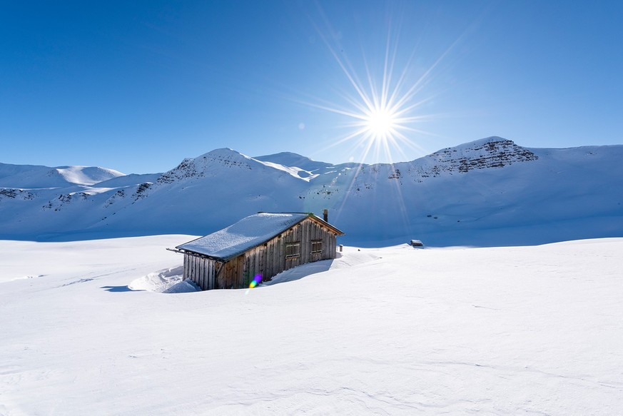 Rauszeit Fideriser Heuberge Schneeschuhwanderungen