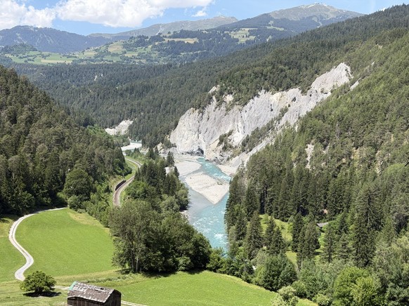 Rheinschlucht Ruinaulta Schweiz der Rekorde