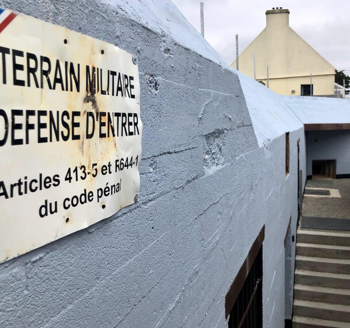 Le bunker a été construit en 1944 par les Allemands.