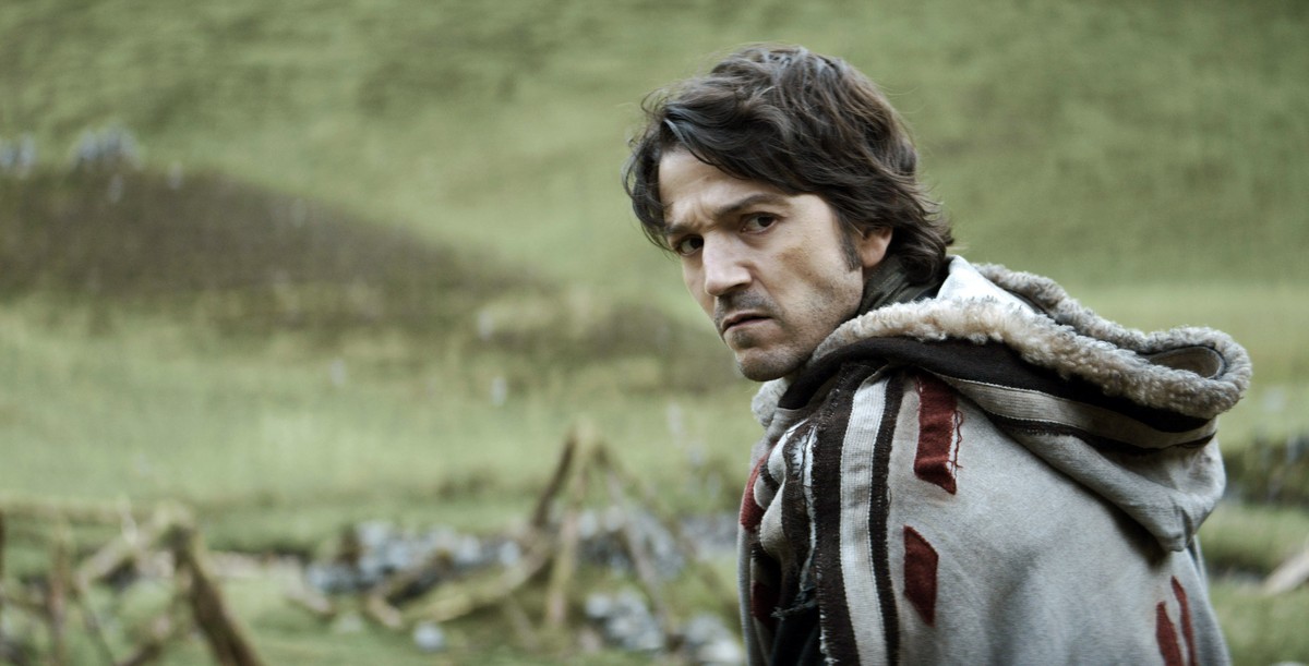 This image released by Lucasfilm Ltd. shows Diego Luna as Cassian Andor from "Andor." (Lucasfilm Ltd./Disney+ via AP)