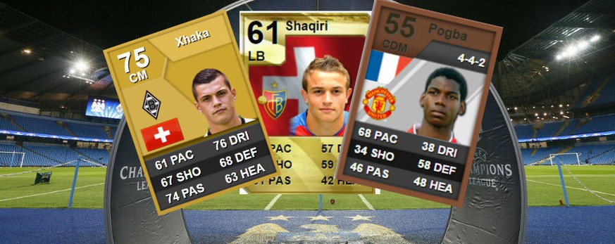 Wie stark waren Shaqiri, Xhaka und Co. eigentlich früher? Wir haben mal bei «FIFA» nachgeschaut
