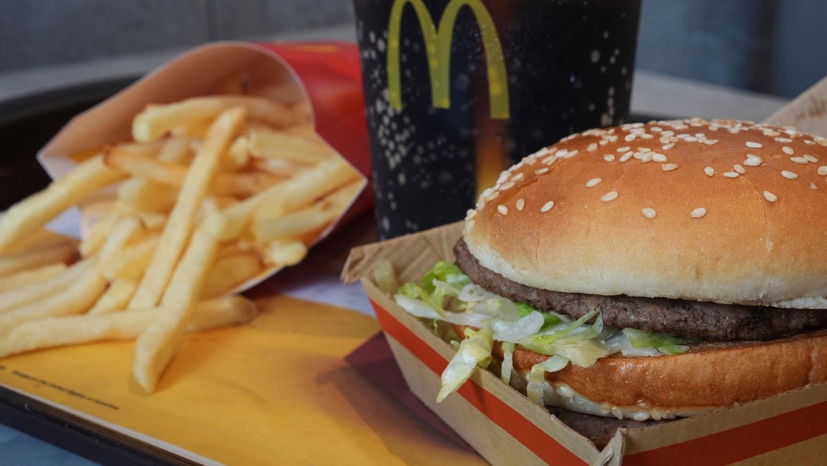 A McDonald's Big Mac Combo Meal is shown in Detroit, Tuesday, Sept. 2, 2025. (AP Photo/Paul Sancya)