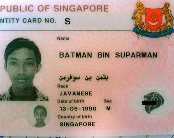 Wer braucht schon die E–ID, wenn er eine von diesen 19 witzigen IDs haben kann?\nImmer noch der Beste :-))