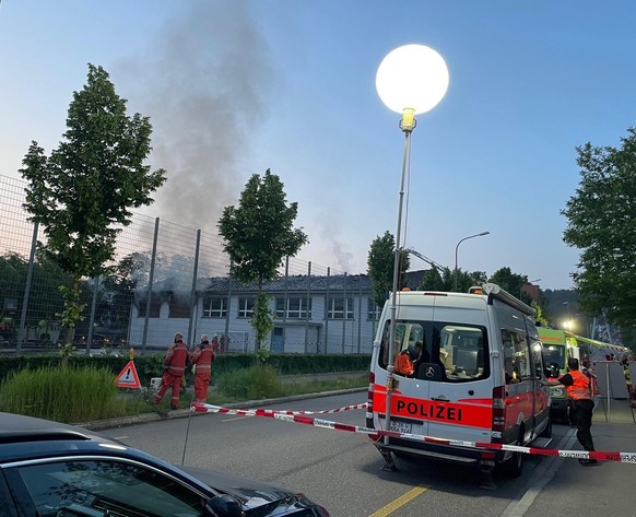 Turnhallenbrand Winterthur, 28.5.2023