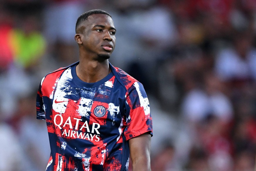 LILLE - Willian Pacho of Paris Saint Germain during the French Ligue 1 match between Lille OSC and Paris Saint Germain at Pierre-Mauroy Stadium on September 1, 2024 in Lille, France. ANP Hollandse Hoo ...