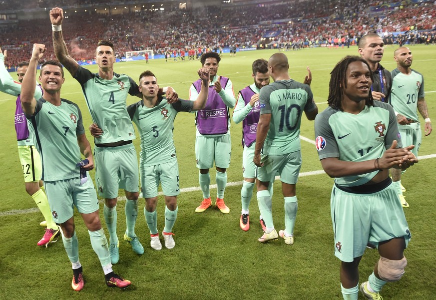 Sie haben es geschafft: Die Portugiesen stehen zum zweiten Mal nach 2004 im EM-Final.