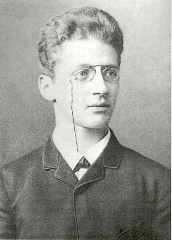 Fritz Haber als Doktorand, 1891.
