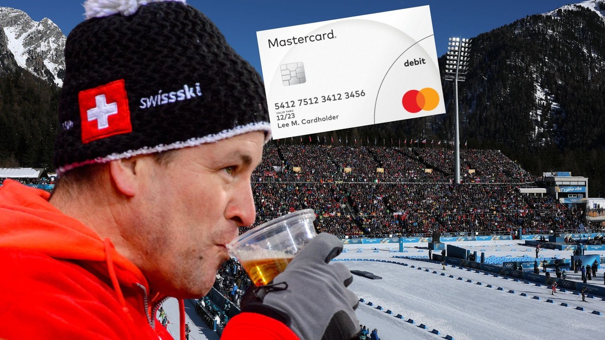 Une Mastercard ne permet même pas de s'offrir une bière aux stands officiels des JO de Milan-Cortina.