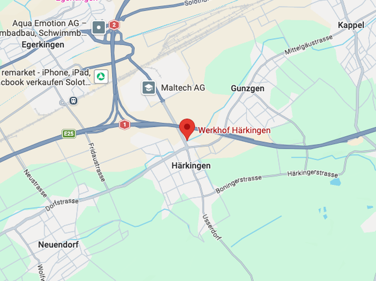 Die Gemeinde Härkingen SO will, dass die Zone für öffentliche Bauten und Anlagen in die Gewerbezone umgeteilt wird.