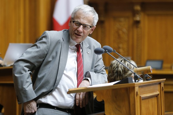 Kurt Fluri, FDP-SO, spricht waehrend der Herbstsession der Eidgenoessischen Raete, am Dienstag, 27. September 2016, im Nationalrat in Bern. (KEYSTONE/Peter Klaunzer)