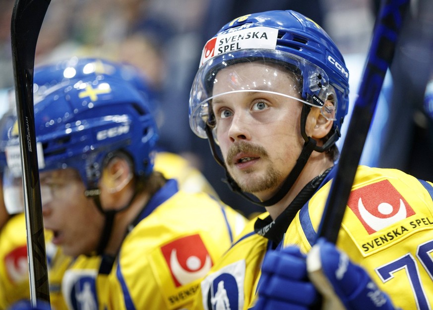 Eishockey, Karjala Cup, Finnland - Schweden 221113 Jonathan Dahlen of Sweden during the Karjala Tournament Ice hockey, Eishockey game between Finland and Sweden on November 13, 2022 in Turku. Photo: T ...