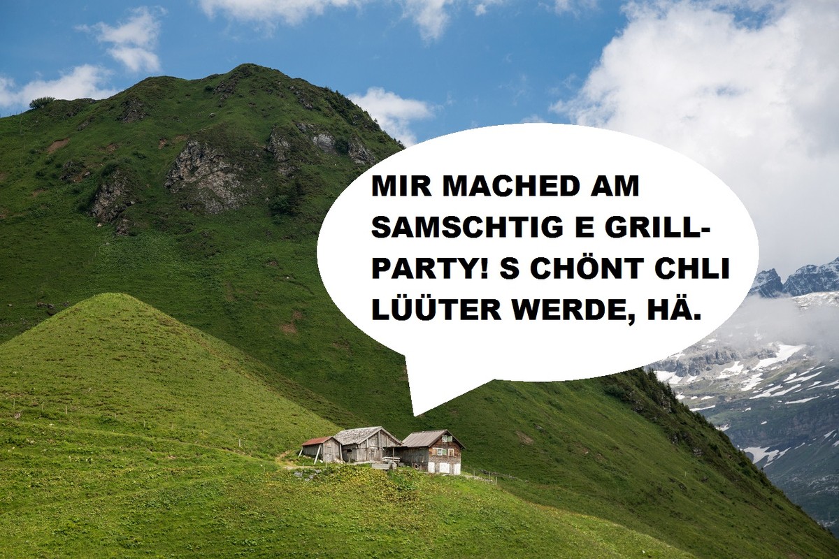 Bergbauernhof auf Oberbalm oberhalb Schaechental am Klausenpass im Kanton Uri am Dienstag, 1. Juli 2014. (KEYSTONE/Arno Balzarini)