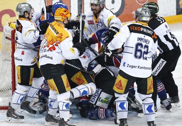 Es war einiges los in der Bieler Tissot Arena.