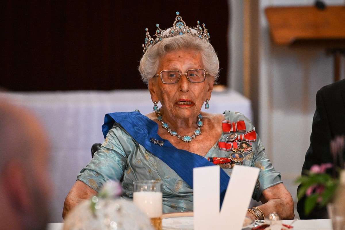 President Macron s Official Visit To Norway - Gala Dinner Princess Astrid during the gala dinner at the Royal Palace in Oslo on June 23, 2025, as part of the presidential state visit to Norway. Photo  ...
