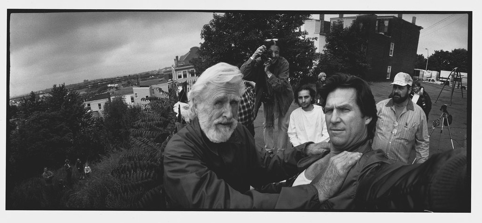 Jeff Bridges macht ein Set-Selfie mit Vater Lloyd.