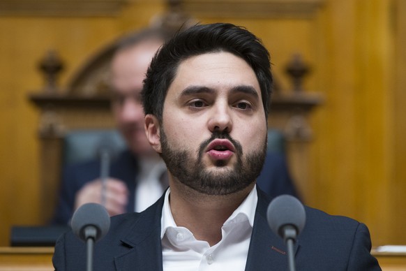 Cedric Wermuth (SP-AG) spricht im Nationalrat, waehrend der Wintersession der Eidgenoessischen Raete, am Donnerstag, 15. Dezember 2016, in Bern. (KEYSTONE/Peter Klaunzer)