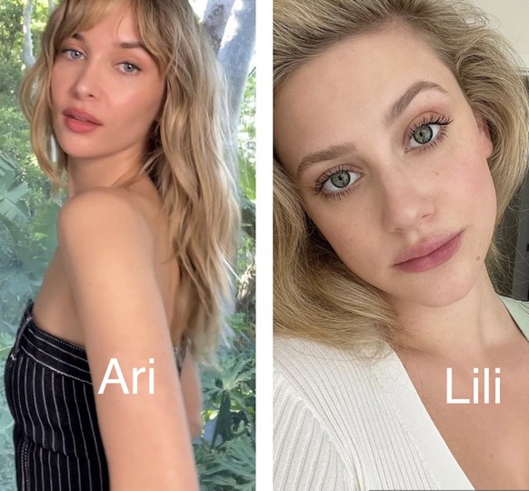Ari Fournier and Lili Reinhardt friend of Cool Sprouse