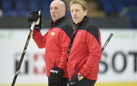 Glen Hanlon mit Assistenztrainer John Fust.