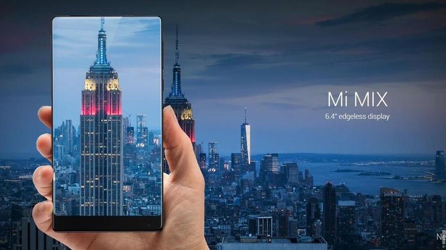 Mi Mix:&nbsp;Das erste Handy mit nahezu randlosem Display.