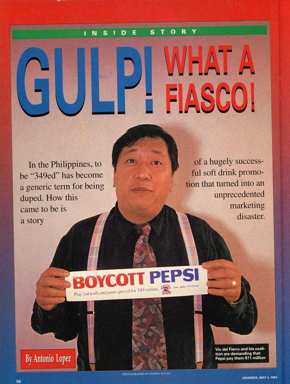 Vicente del Fierros Kampf gegen Pepsi