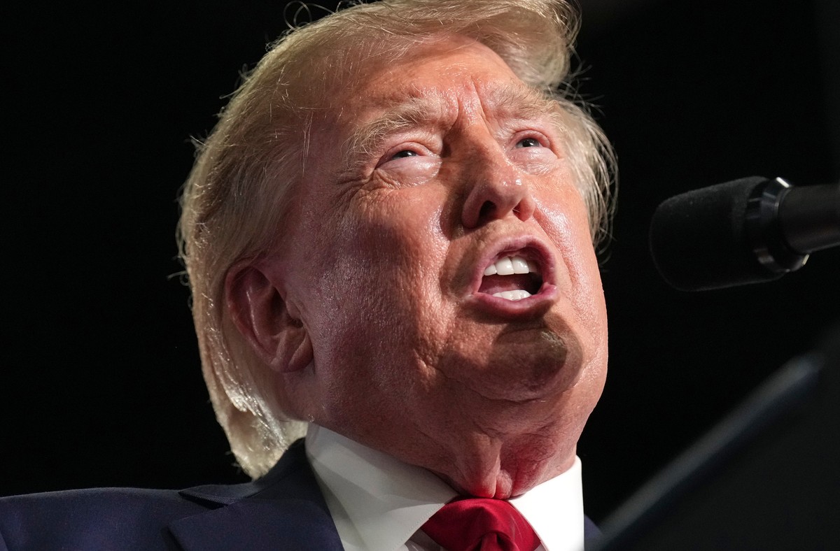 President Donald Trump speaks at a campaign rally for Sen. Darline Graham, R-S.C., at the Myrtle Beach Convention Center in Myrtle Beach, S.C., Friday, Aug. 21, 2026. (AP Photo/Jacquelyn Martin)
Donal ...