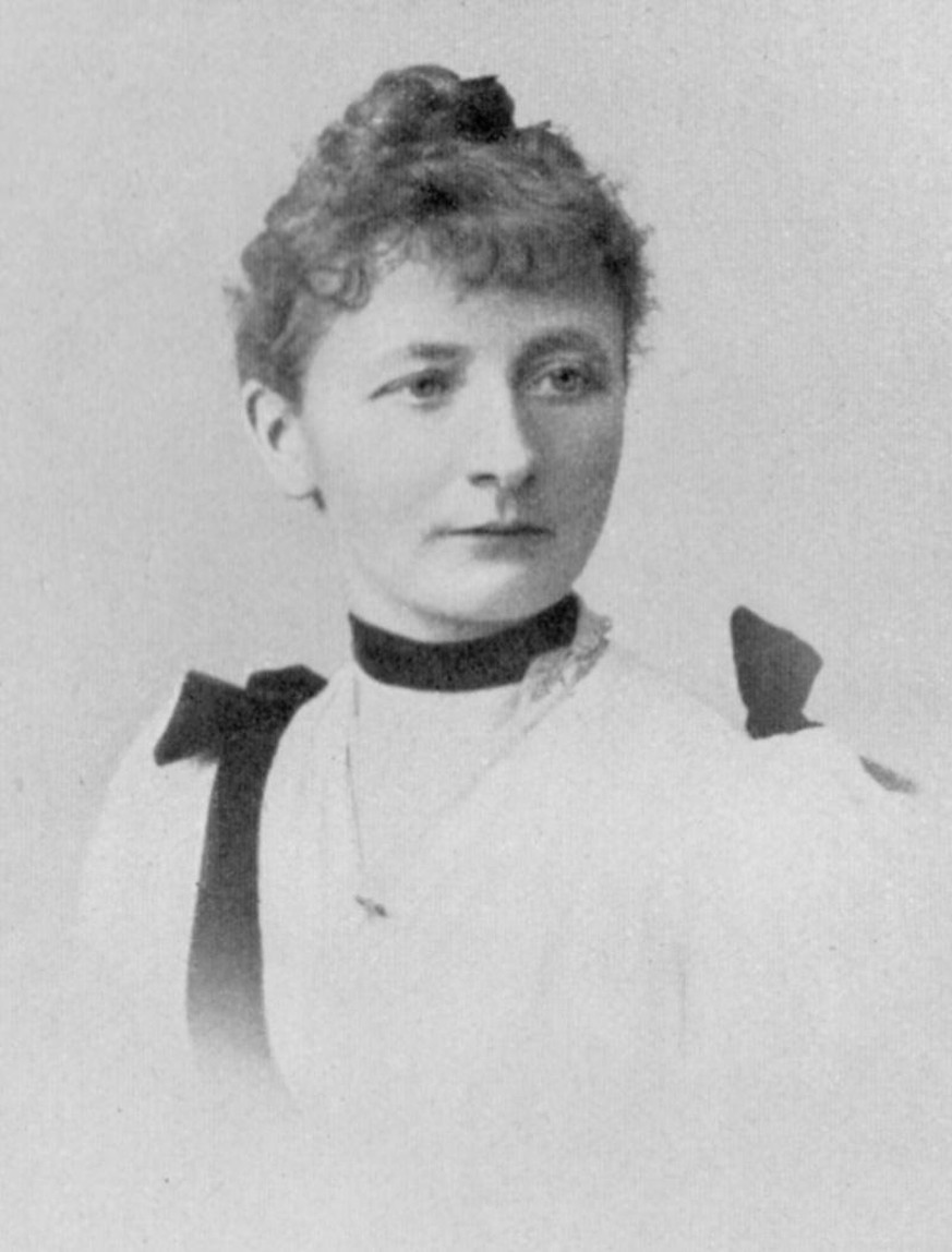 Lina Bögli in Krakau, 1892.