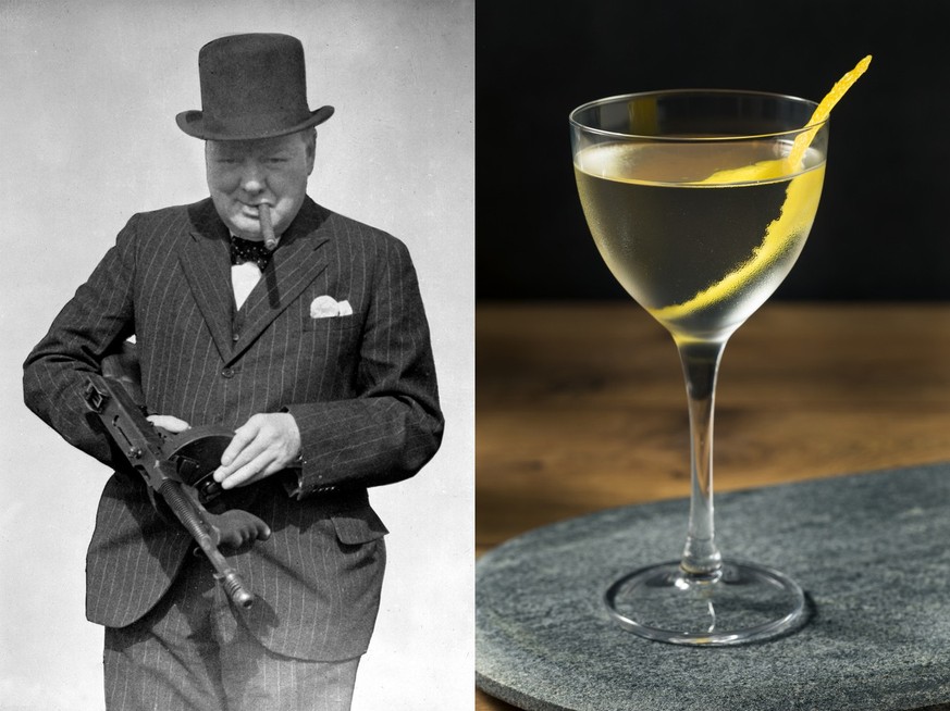 the churchill bone dry martini desert martini drinks trinken alkohol cocktail winston churchill