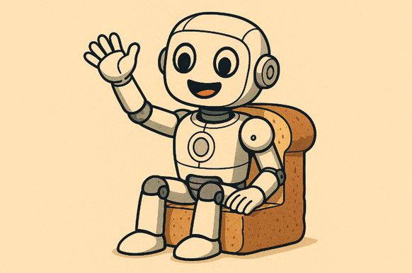 Ein Roboter auf einem Stuhl aus Brot: Neu und nützlich?