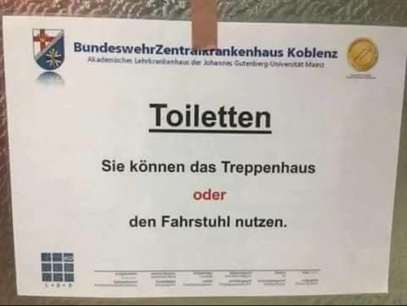 Faildienstag: Toilettenfail