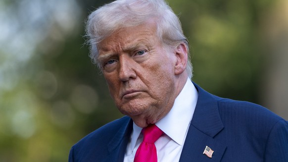 FILE - President Donald Trump walks from Marine One after arriving on the South Lawn of the White House, Tuesday, July 15, 2025, in Washington. (AP Photo/Alex Brandon, File)
Donald Trump