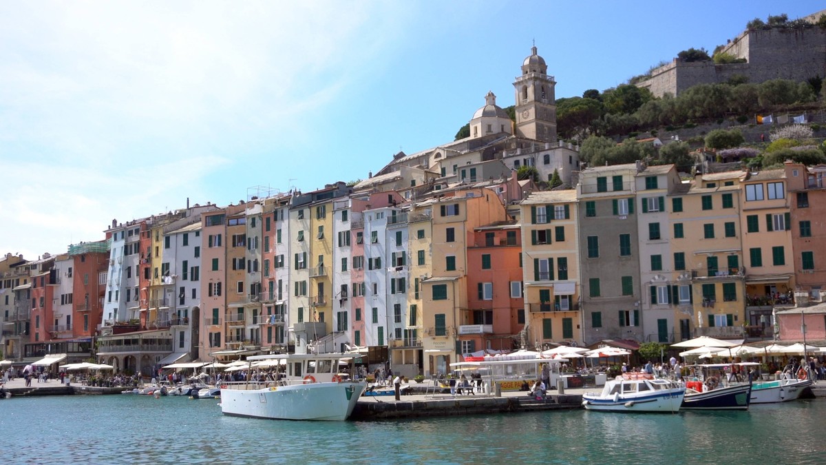 RECORD DATE NOT STATED IPA84776967 - Italy, Liguria, Portovenere near the cinque terre in the province of La Spezia - church of San Pietro overlooking the sea PUBLICATIONxNOTxINxITA Copyright: xx/xRic ...