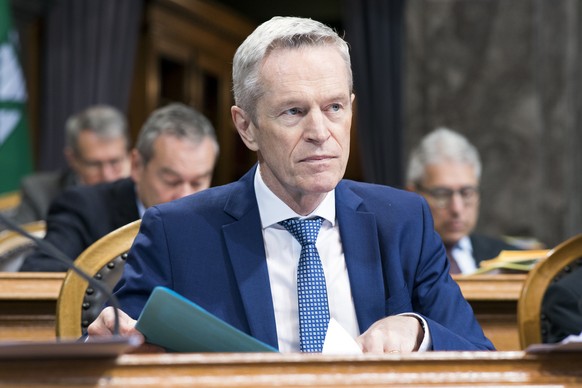 Werner Luginbuehl, BDP-BE, an der Wintersession der Eidgenoessischen Raete, am Dienstag, 12. Dezember 2017 im Nationalrat in Bern. (KEYSTONE/Anthony Anex)