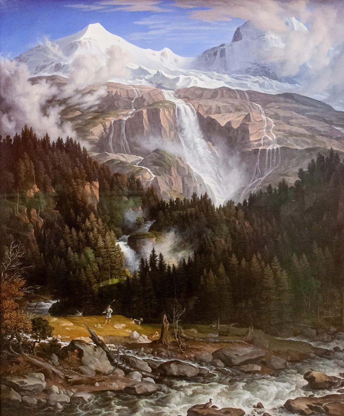 Es gibt mehrere Versionen von Kochs «Schmadribachfall». Diese hier stammt aus dem Jahr 1824.
https://commons.wikimedia.org/wiki/File:Koch_-_Schmadribachfall_-_with_frame.jpg