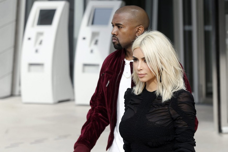 Kanye und Kim besuchen am 11. März die Fashion Week in Paris.