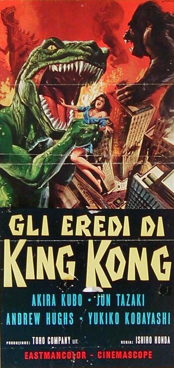 Gli eredi di king kong godzilla