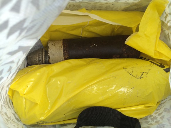 Es ist nicht auszuschliessen, dass die Granaten noch scharf sind.